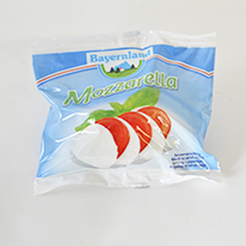 MOZZARELLA 40% 10X125G Bayernland Mozzarella 40% 10x125g