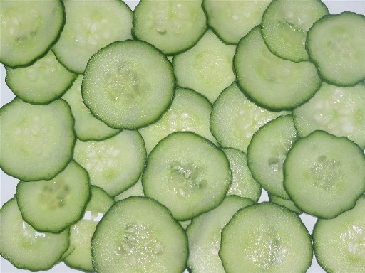 BIO GURKEN SCHEIBEN MIT SCHALE 5MM (27) 1KG  (DE-ÖKO-006) Bio Gurken Scheiben mit Schale 5mmn1kg  (DE-ÖKO-006)