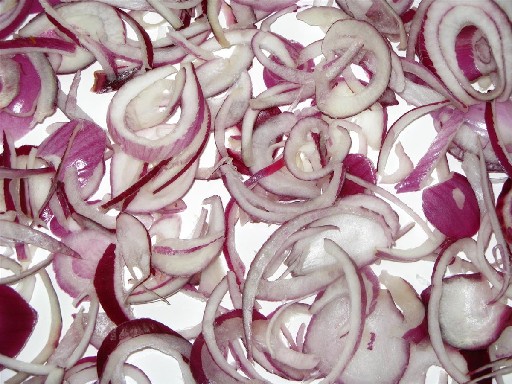 Rote Zwiebel Ringe 10MM (72) 1 KG Rote Zwiebel Ringe 10MM 1 KG