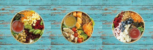 Bowl Mix 2er + 70ml Dressing 6x370g