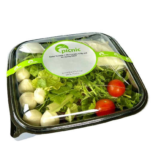 PIC Salatschale Tomate + Mozzarella mit Dressing 225g