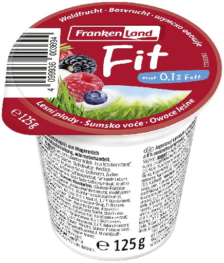 Frankenland H-Fit Fruchtjoghurt 0,1% Sortiert 20x125g