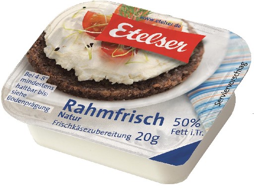 Etelser Frischkäse Natur 50% 48x20g