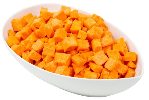 GROßGEBINDE SÜßKARTOFFEL WÜRFEL 2CM (72) 10KG Lose Ware Süßkartoffel Würfel 2cm 10kg