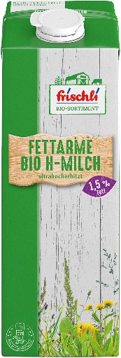 BIO H-MILCH 1,5% 12x1L frischli (DE-ÖKO-001)