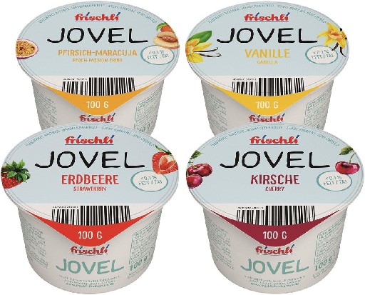 Frischli H-Fruchtjoghurt Jovel sortiert 0,1% 20x100g