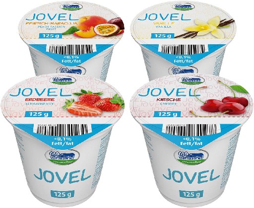 Frischli H-Fruchtjoghurt Jovel sortiert 0,1% 20x125g