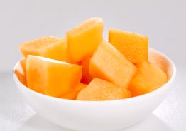 MELONE CANTALOUP WÜRFEL 20-30 MM IES (72)  2,5 KG Melone Cantaloup Würfel 20-30mm IES 2,5 Kg