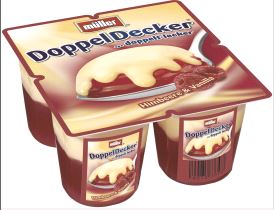 Müller Doppel Decker Himbeer 6x4x125g