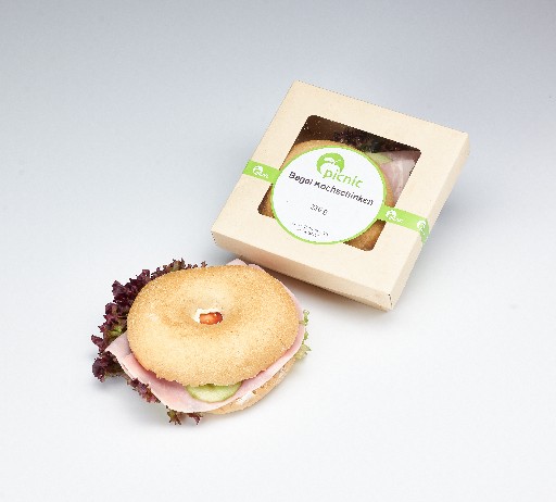 BAGEL KOCHSCHINKEN 230 G STÜCK (33) Bagel Kochschinken 230g