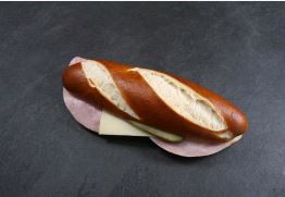 *WS* LAUGENSTANGE MIT SCHINKEN UND KÄSE  (521) 6 X 140 G Laugengebäck mit Schinken und Gouda Laugenstange mit Schinken & Gouda 6x140g