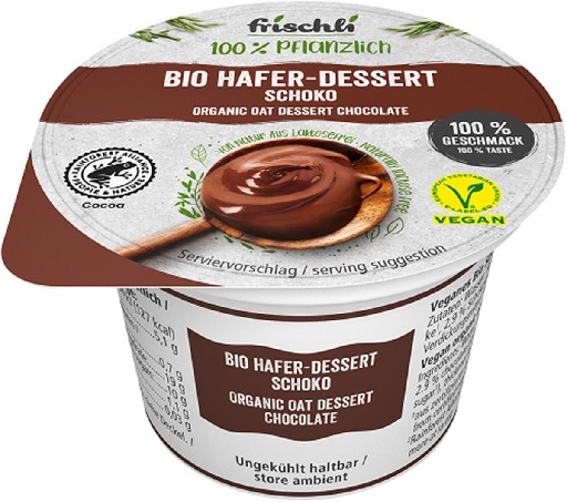 Frischli Bio Hafer Dessert Schoko 20x85g