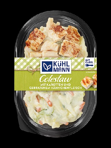 COLESLAW M. GEBR. HÄHNCHEN 4X250G Coleslaw mit gebratenem Hähnchen 4x250g