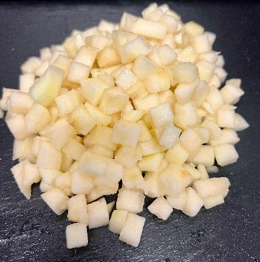 BIRNEN WÜRFEL 10 MM OHNE SCHALE (72) 1 KG Birnen Würfel  10 mm ohneSchale 1 Kg