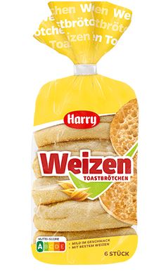 HARRY WEIZENTOASTBROETCHNEN 335G Harry Weizentoastbrötchen 335g