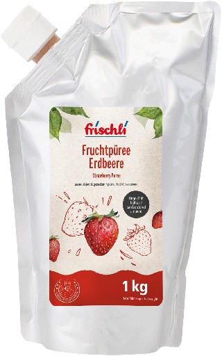 FRISCHLI FRUCHTPÜREE ERDBEERE 1L Frischli Fruchtpüree Erdbeere 1 L
