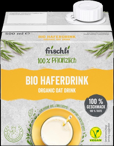 BIO HAFERDRINK 12X500ML FRISCHLI (DE-ÖKO-001) Frischli Bio Haferdrink 12x500ml (DE-ÖKO-001)