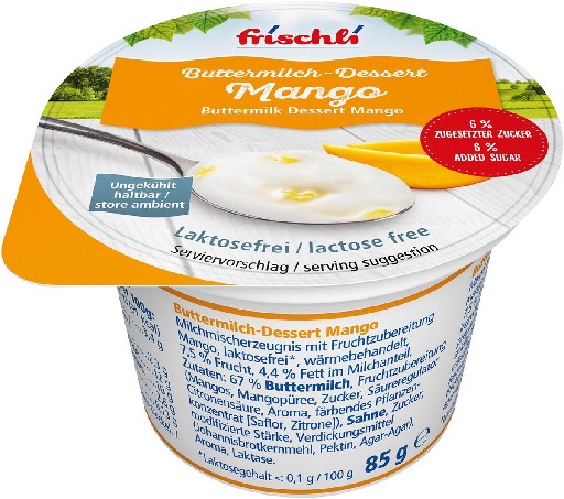 FRISCHLI H-BUMI DESSERT MANGO (346) 20 X 85G Frischli H-Bumi Dessert Mango 20x85g