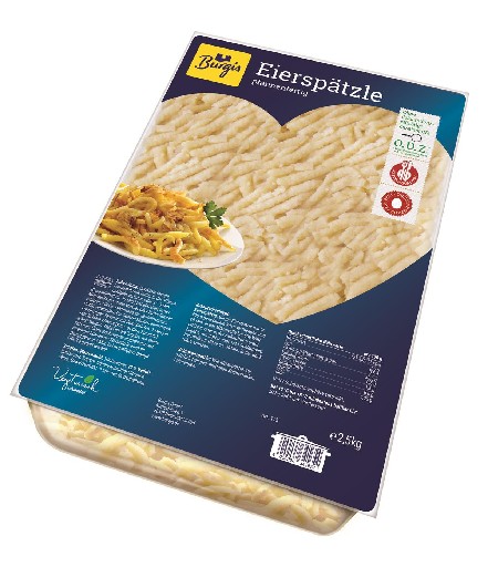 BURGIS SPÄTZLE 2,5 KG (34) Burgis Spätzle 2,5kg