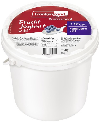 FRANKENLAND FRUCHTJOGHURT HEIDELBEERE(162) 3,8%  5KG Frankenland Fruchtjoghurt Heidelbeere 3,8% 5kg