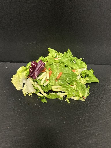 MISCHSALAT DAYO (72) 1 KG 45% Endivien, 25% Frisee, je 10% Radicchio, Möhre + Zucchini in Streifen / Stifte Mischsalat Dayo 1kg