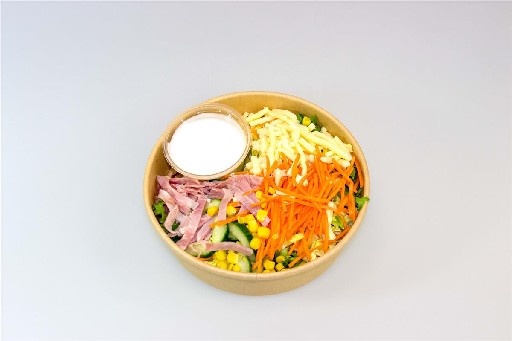 BOWL SCHINKEN - KÄSE + 80ML DRESSING 6X300G (33) Bowl Schinken - Käse mit 80ml Dressing 6x300g
