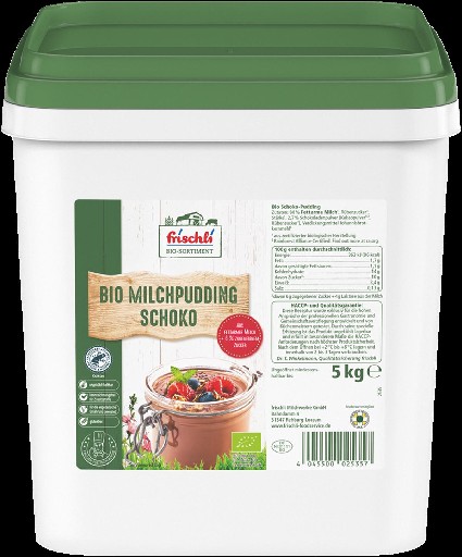Frischli Bio H-Pudding Schoko 5kg