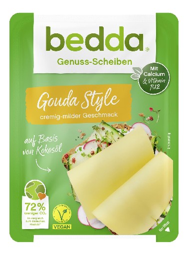 Bedda Vegane Scheiben Gouda Style 8x150g
