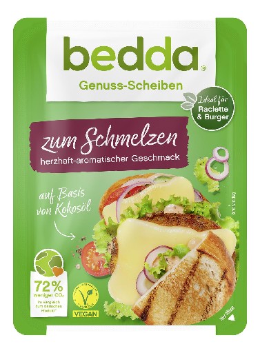 Bedda Vegane Scheiben zum Schmelzen 8x180g
