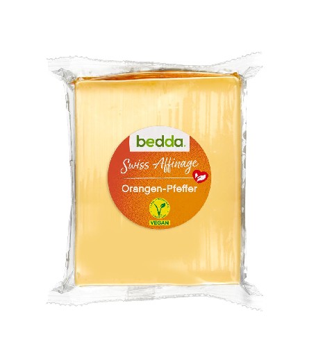 Bedda Vegan Swiss Affinage Orange-Pfeffer 10 x140g