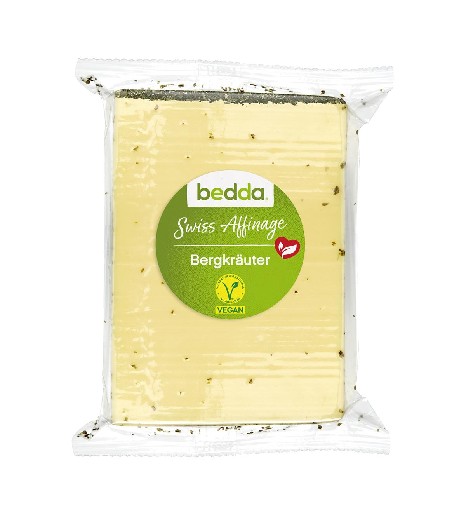 Bedda Vegan Swiss Affinage Bergkräuter 10 x140g