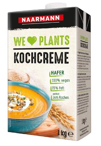 Naarman Kochcreme Hafer Vegan 12x1l