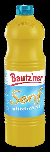 Bautzner Senf mittelscharf 1l