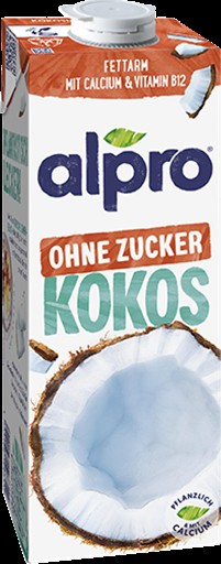 Alpro Kokosnuss Drink ungesüsst 8x1l