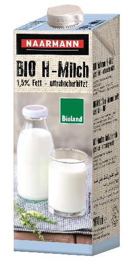 Naarmann Bio H-Milch 1,5% 12x1l