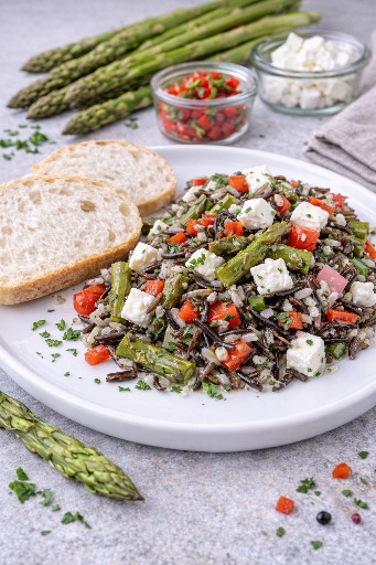 Wildreis Spargel Salat Italienische Art 1,5kg