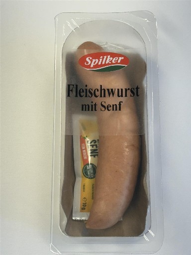Fleischwurst mit Senf 18x130g