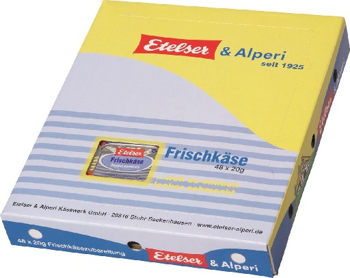 Etelser Doppelrahm 5-Fach Sortiert 48x20g