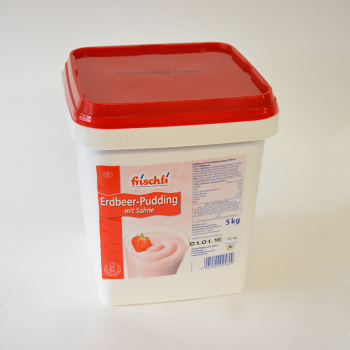 Frischli Sahnepudding Erdbeer 5kg