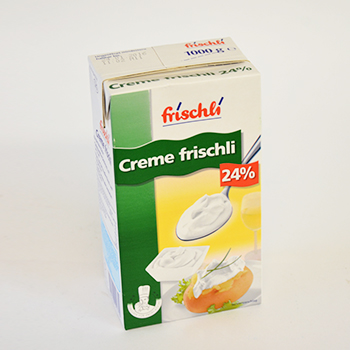 SAUERRAHM CREME FRISCHLI 24% 12 x 1 L Creme Frischli 24% 12x1l