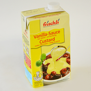 VANILLE-SAHNE-SAUCE FRISCHLI 12 X 1L Frischli Vanillesauce 12x1l