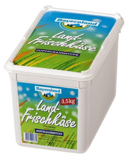 FRISCHKÄSE BAYERNLAND NATUR 70% 3,5kg EIMER FRISCHKÄSE BAYERNLAND NATUR 70% 3,5kg EIMER Frischkäse Natur 70% 3,5kg Bayernland