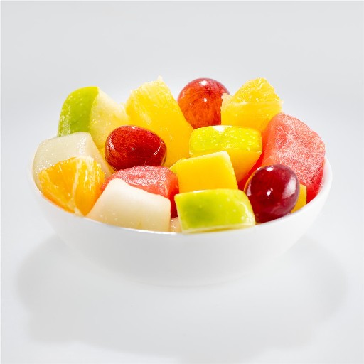 NAPURO FRUCHTSALAT IBIZA (279) (ATG 3,3KG ) 5,0 KG Apfel rot + grün, Ananas, Mango, Orangen, Trauben blau, Wasser-, Cantaloupe - + Honigmelone Napuro Fruchtsalat Ibiza 5kg