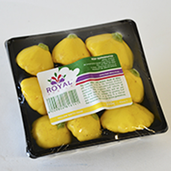 MINI PATISSON GELB SCHALE 200g g / KG Mini Patisson Gelb Schale / kg