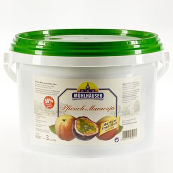KONFITÜRE PFIRSICH-MARACUJA 45% 3KG  Konfitüre Pfirsich-Maracuja 45% 3kg