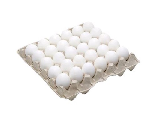 EIER GEKOCHT UND WEIß LACKIERT LOSE 180ER Eipro Eier gekocht und Weiß lackiert lose 180er
