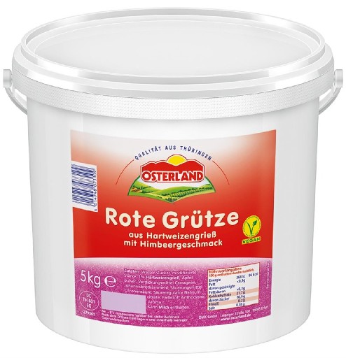 OSTERLAND ROTE GRÜTZE VEGAN 5KG Osterland Rote Grütze Vegan 5kg