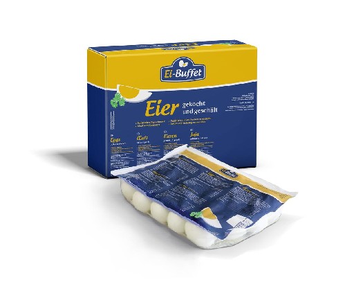 Eier gekocht gepellt 6x26 Stück