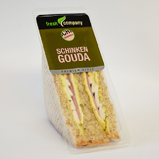 *WS* PREMIUM SANDWICH STYLE SCHINKEN & GOUDA (521) 4 & 170 G Weizenvollkornbrot, Schinken, Gouda, Remoulade, Ei Premium Sandwich Style Schinken & Gouda 4x170g