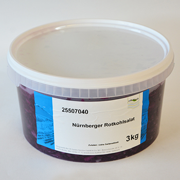 C&F NÜRNBERGER ROTKOHLSALAT 3.00 KG C&F Nürnberger Rotkohlsalat 3,0kg